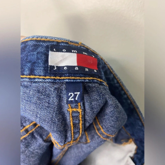 Vintage Tommy Hilfiger Denim Shorts 100% Cotton - Picture 4 of 5